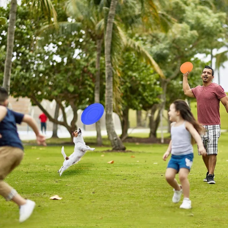 s Flying Disc 7 Inch Silicone Flying Disks Bulk for Dog Outdoor Backyard Lawn School Teaching Early Education Sports Games Part