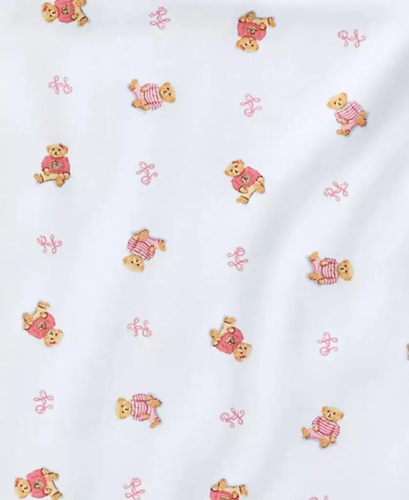 Polo Ralph Lauren | Baby Girls Polo Bear Cotton Coverall