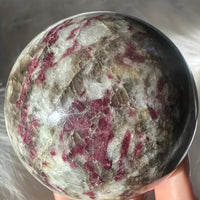 1PC plum blossom tourmaline ball, creative crystal gift, Home Decor and Gift for Valentine's Day