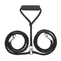 Pet Double Leash 360 Degree Rotation Knotless Pet Walking Leash With Double End Dog Walking Leash Nylon Free Safe Traction Ropes