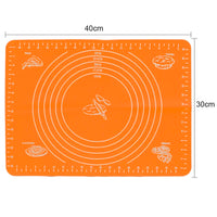 Silicone Non-Stick Rolling Mat Pastry Non-Slip Mat Kitchen Tools for Making Pastry Cakes Texture rolling pin Dough roller Baking