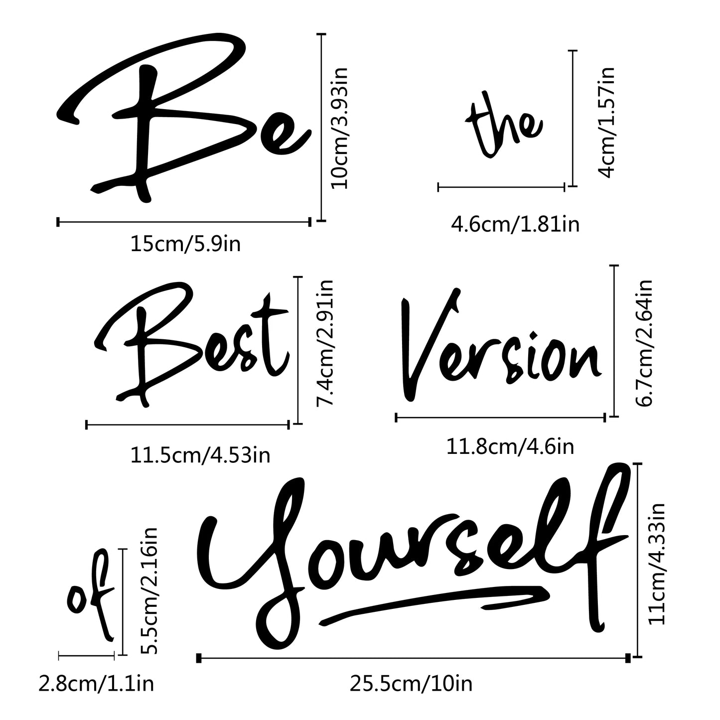 1pc Metal Wall Art with Get Shit Done Quote - Black and White Wall Decor for Bedroom, Living Room, Bathroom - Metal Art Wall