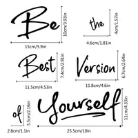 1pc Metal Wall Art with Get Shit Done Quote - Black and White Wall Decor for Bedroom, Living Room, Bathroom - Metal Art Wall