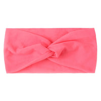 1 PCS Spring Summer Candy Color Baby Headband Girls Twisted Knotted Soft Elastic Baby Girl Headbands Hair Accessories