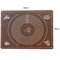 Silicone Non-Stick Rolling Mat Pastry Non-Slip Mat Kitchen Tools for Making Pastry Cakes Texture rolling pin Dough roller Baking