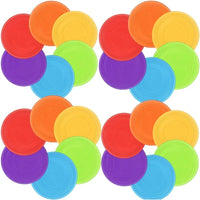 s Flying Disc 7 Inch Silicone Flying Disks Bulk for  Dog Outdoor Backyard Lawn School Teaching Early Education Sports Games Part