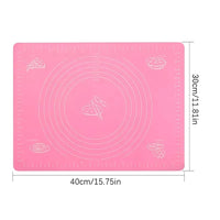 Silicone Non-Stick Rolling Mat Pastry Non-Slip Mat Kitchen Tools for Making Pastry Cakes Texture rolling pin Dough roller Baking