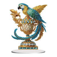 Acrylic Special Shape Eagle Table Top Diamond Painting Ornament Kits 5D DIY Diamond Art Tabletop Decorations Bedroom Table Decor