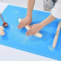 Silicone Non-Stick Rolling Mat Pastry Non-Slip Mat Kitchen Tools for Making Pastry Cakes Texture rolling pin Dough roller Baking