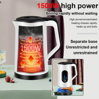 3L Stainless Steel Electric Digital Display Hot Water Boiler Auto-Shutoff Thermal Water Kettle Boil Water Pot Home Kitchen Tool