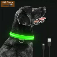 3 Modes Dog Luminous Charge Collar Led Usb Dogs Collars Detachable Night Led Glow Dog Loss Prevention Collar Pet Accessories