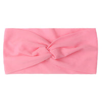 1 PCS Spring Summer Candy Color Baby Headband Girls Twisted Knotted Soft Elastic Baby Girl Headbands Hair Accessories