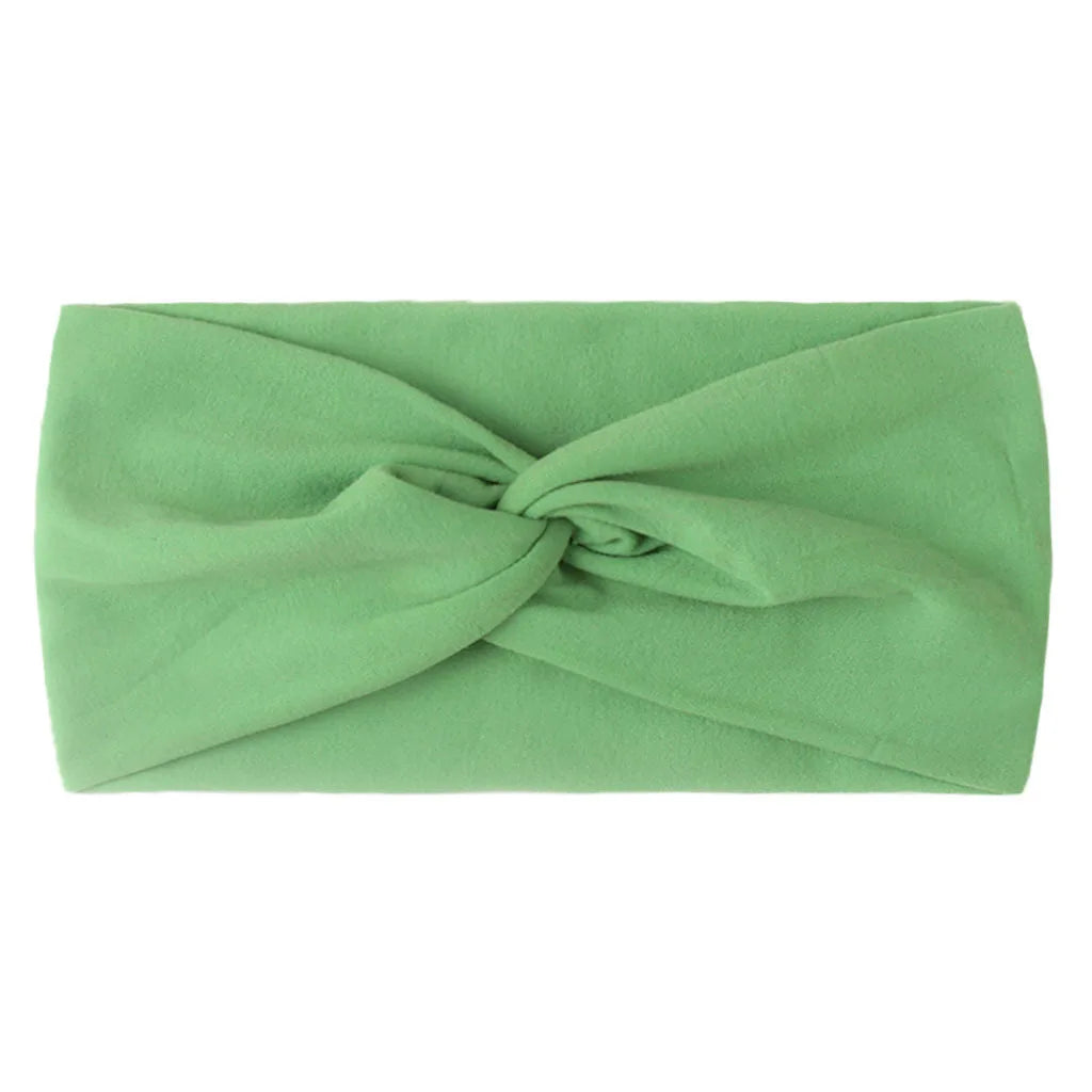 1 PCS Spring Summer Candy Color Baby Headband Girls Twisted Knotted Soft Elastic Baby Girl Headbands Hair Accessories