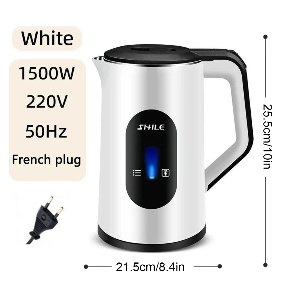 3L Stainless Steel Electric Digital Display Hot Water Boiler Auto-Shutoff Thermal Water Kettle Boil Water Pot Home Kitchen Tool