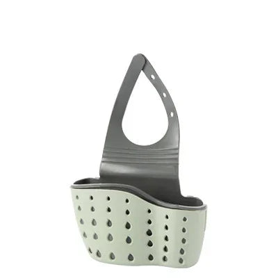 Home Storage Drain Basket Kitchen Sink Holder Adjustable Soap Sponge Shlf Hanging Drain Basket Bag Kitchen Accessories