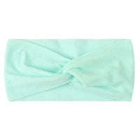 1 PCS Spring Summer Candy Color Baby Headband Girls Twisted Knotted Soft Elastic Baby Girl Headbands Hair Accessories