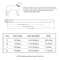 Durable Dog Collar Leather Dogs Collars Soft Padded Pet Pitbull Necklace Adjustable For Small Medium Large Dogs Pug Pet Products