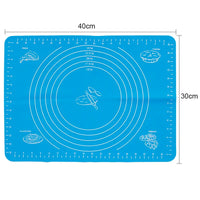 Silicone Non-Stick Rolling Mat Pastry Non-Slip Mat Kitchen Tools for Making Pastry Cakes Texture rolling pin Dough roller Baking