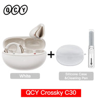QCY Crossky C30 Ear Clip Earphones Bluetooth 5.4 Wireless Open Ear Sports TWS Earbuds Dual-Connection Headphones