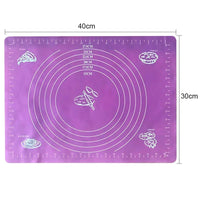 Silicone Non-Stick Rolling Mat Pastry Non-Slip Mat Kitchen Tools for Making Pastry Cakes Texture rolling pin Dough roller Baking