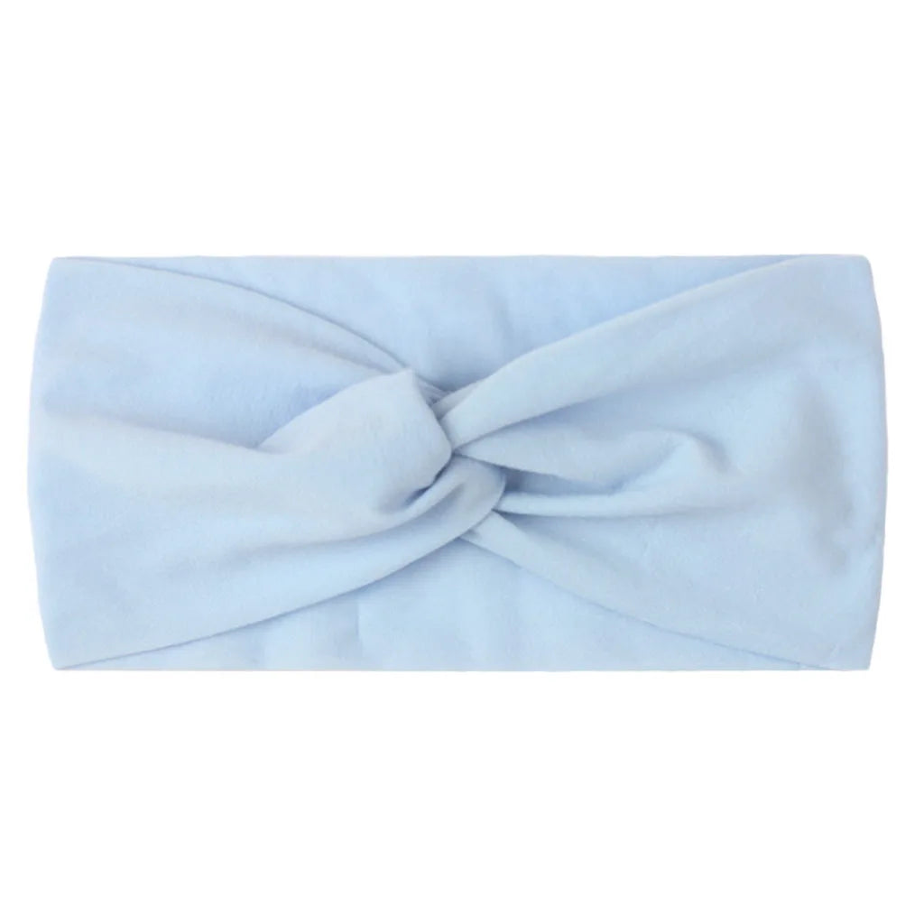 1 PCS Spring Summer Candy Color Baby Headband Girls Twisted Knotted Soft Elastic Baby Girl Headbands Hair Accessories