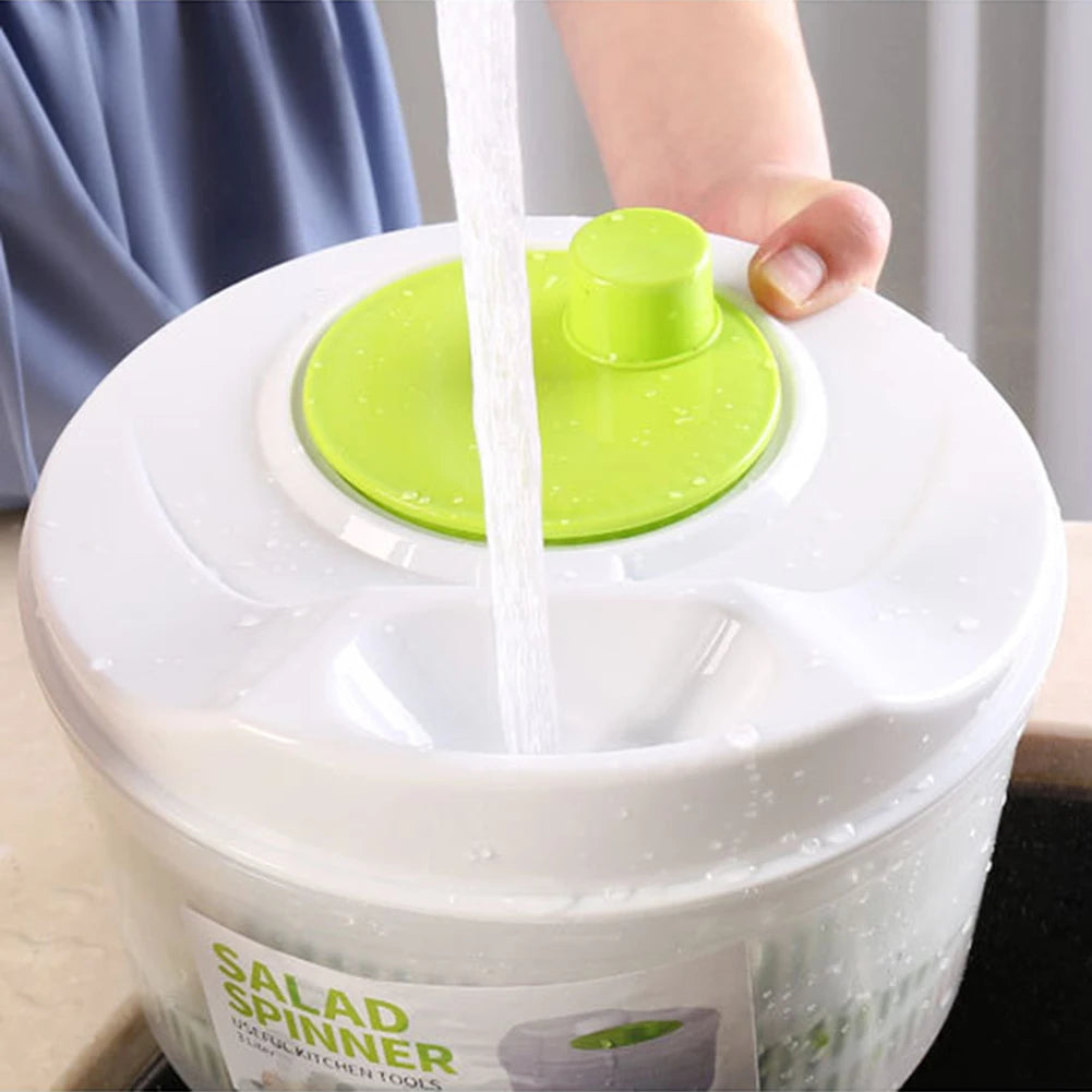3 L Large Salad Spinner Quick and Easy Multi-Use Lettuce Dryer Kitchen Gadget Vegetable Dryer Drainer Strainer for Home Kitchen
